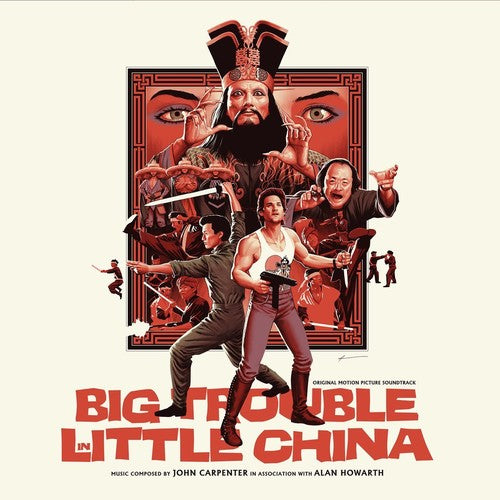 the album cover for John Carpenter & Alan Howarth - Big Trouble In Little China (Original Soundtrack)