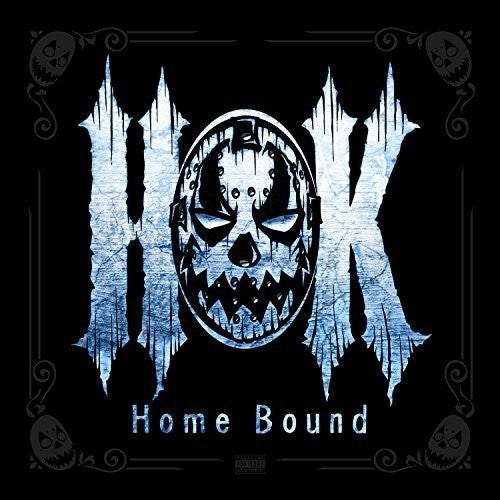 the album cover for HOK - Home Bound [Blue/White Splatter LP]
