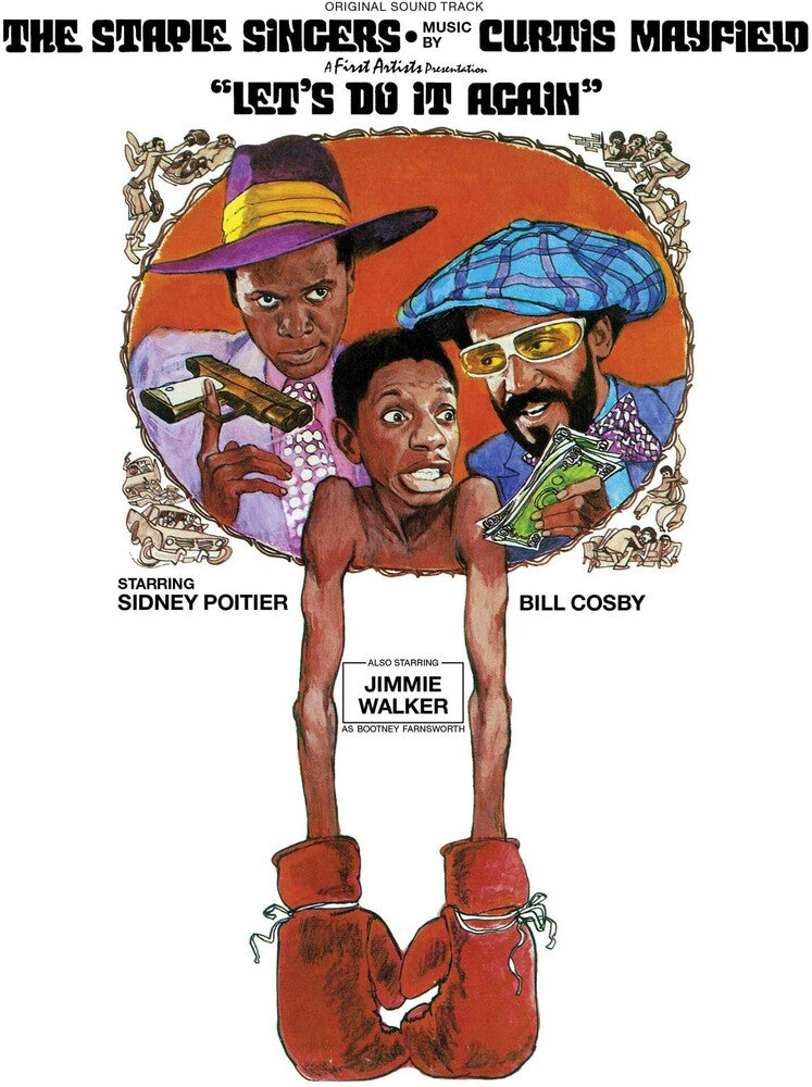 the album cover for The Staple Singers - Let's Do It Again (Original Soundtrack)