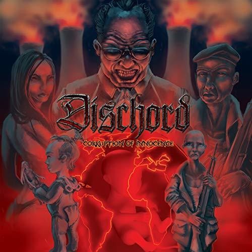 the album cover for Dischord - Corruption Of Innocense