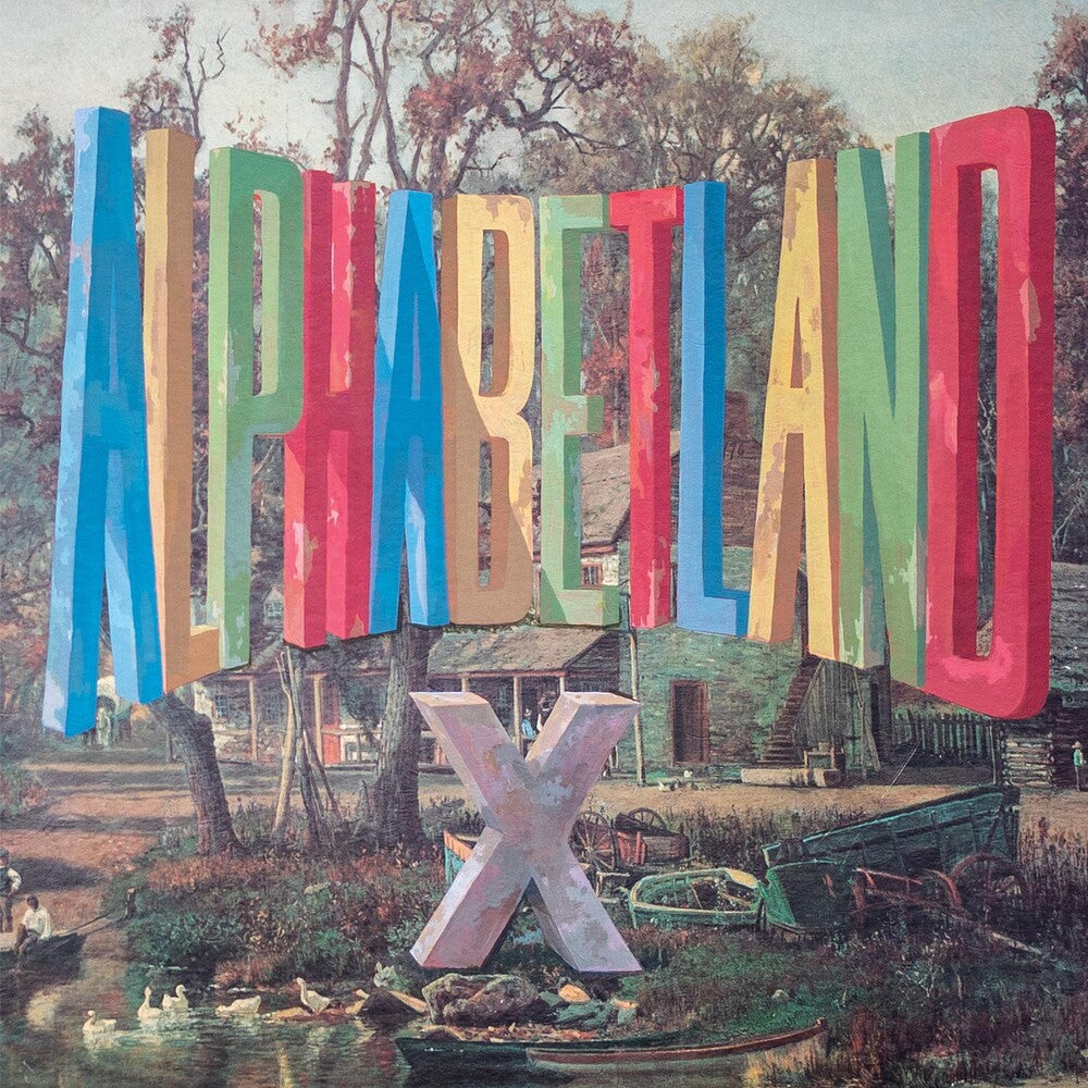 the album cover for X - ALPHABETLAND [Indie Exclusive Limited Edition Blue LP]