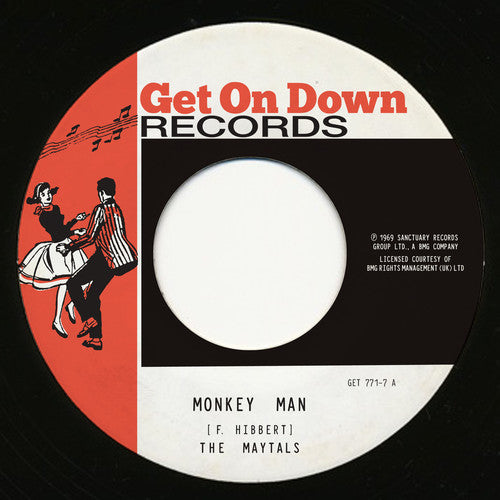 the album cover for Maytals - Monkey Man / Night And Day