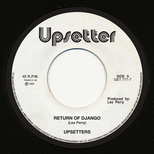 the album cover for Upsetters - Return Of Django / Dollar In The Teeth