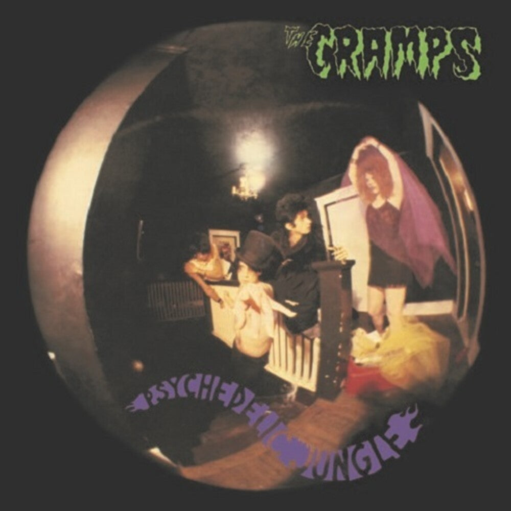 the album cover for Cramps - Psychedelic Jungle (Ofv)
