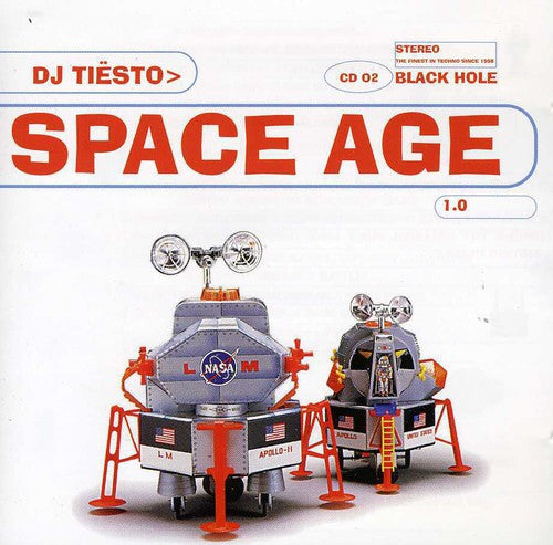 the album cover for Tiesto - Space Age 1.0