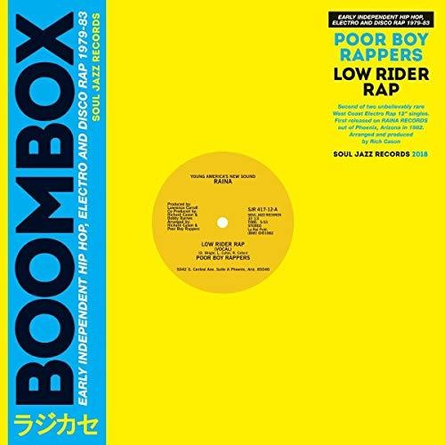 the album cover for Poor Boy Rappers - Low Rider Rap