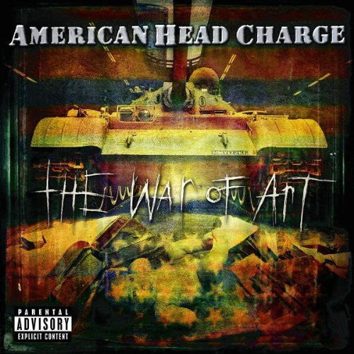 the album cover for American Head Charge - War Of Art