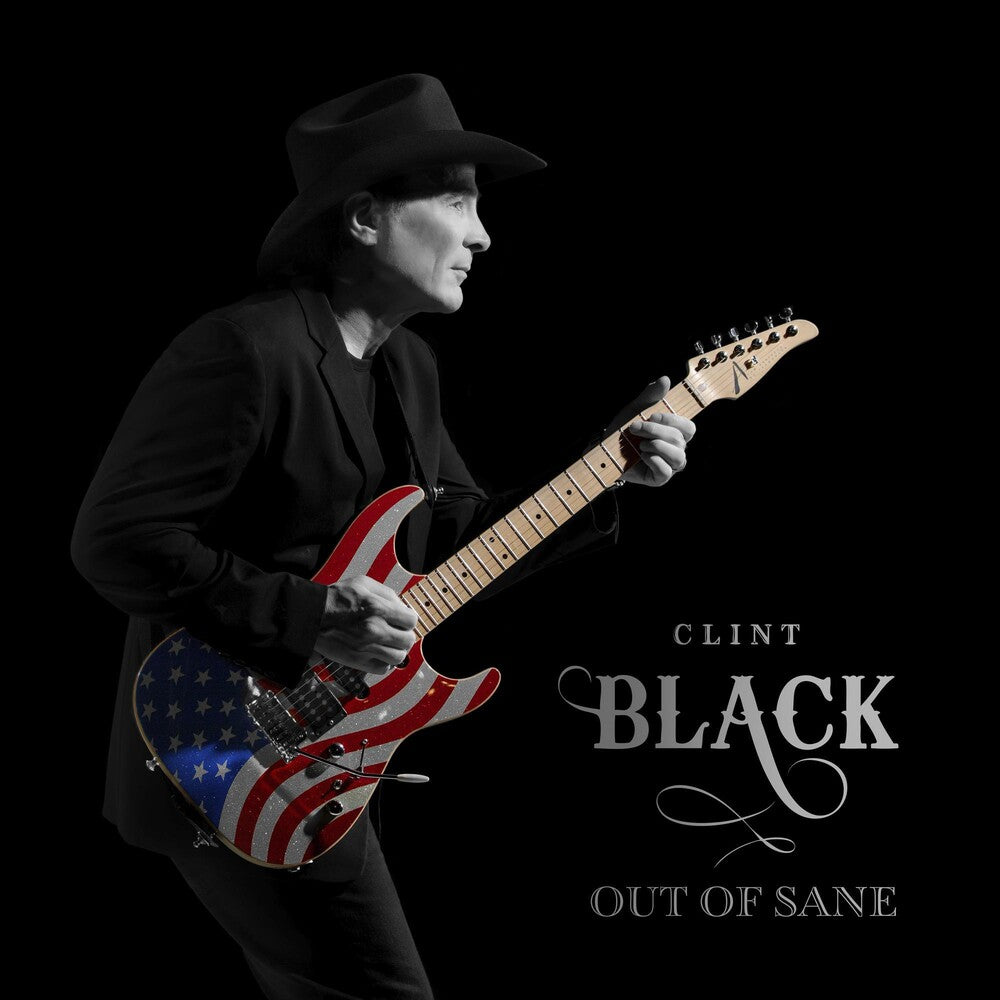 the album cover for Clint Black - Out Of Sane