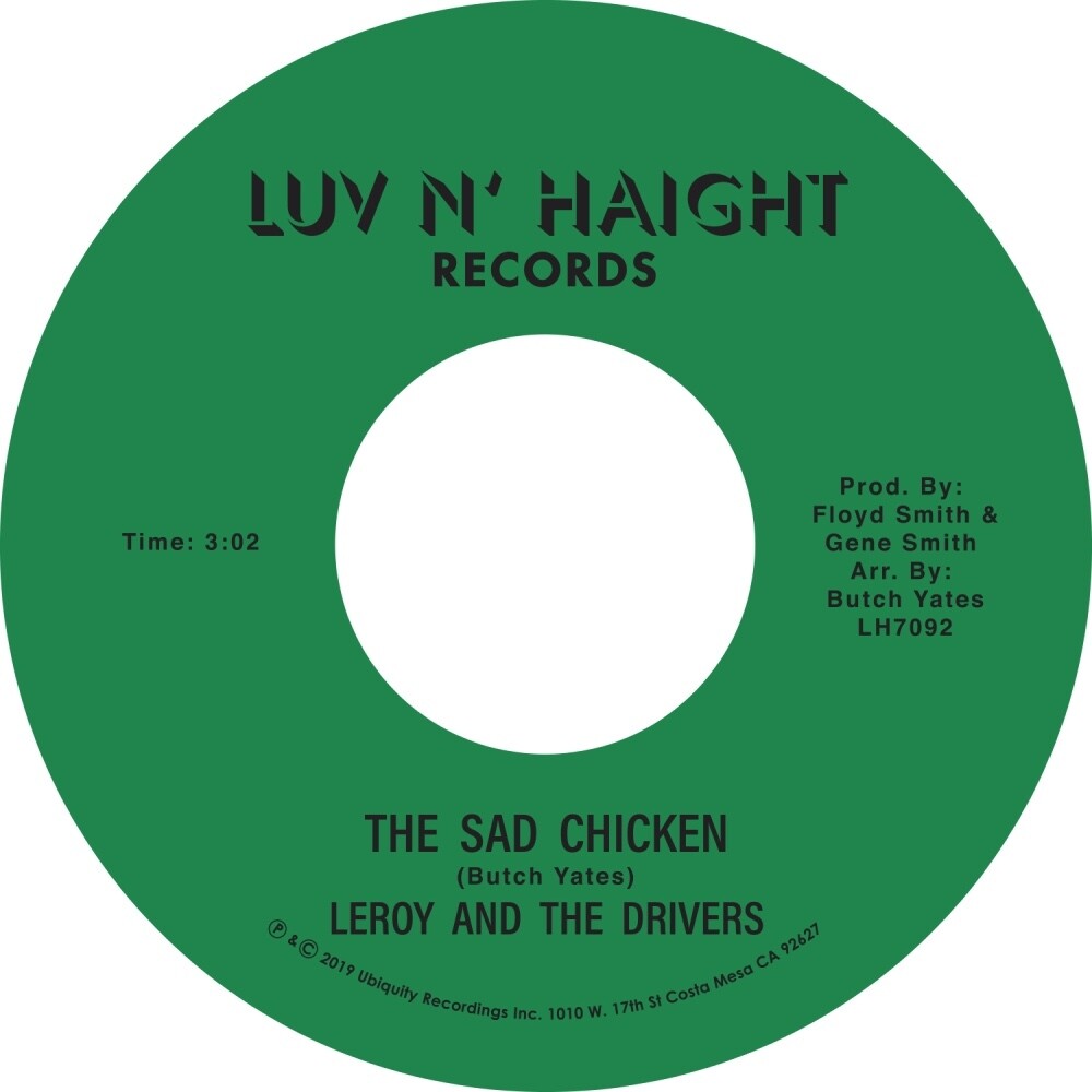 the album cover for Leroy & The Drivers - The Sad Chicken