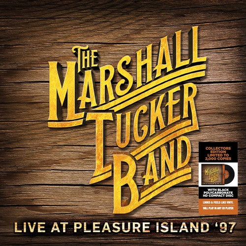 the album cover for Marshall Turker Band - Live At Pleasure Island