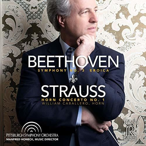 the album cover for Beethoven / Pittsburgh Symphony Orch / Caballero - Symphony 3