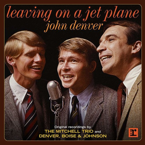 the album cover for John Denver - Leaving On A Jet Plane