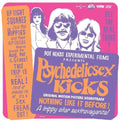 the album cover for Various Artists - Psychedelic Sex Kicks (Original Soundtrack) [Limited Edition LP+DVD]