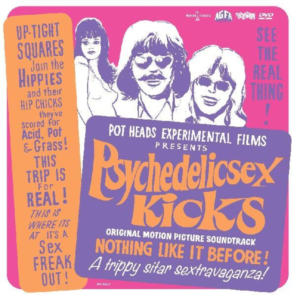 the album cover for Various Artists - Psychedelic Sex Kicks (Original Soundtrack) [Limited Edition LP+DVD]