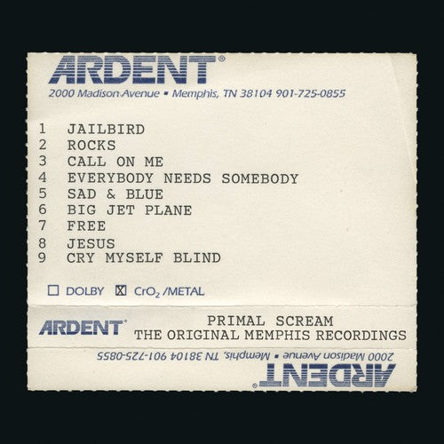 the album cover for Primal Scream - Give Out But Don't Give Up: The Original Memphis