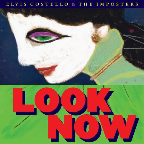 the album cover for Elvis Costello - Look Now [LP]