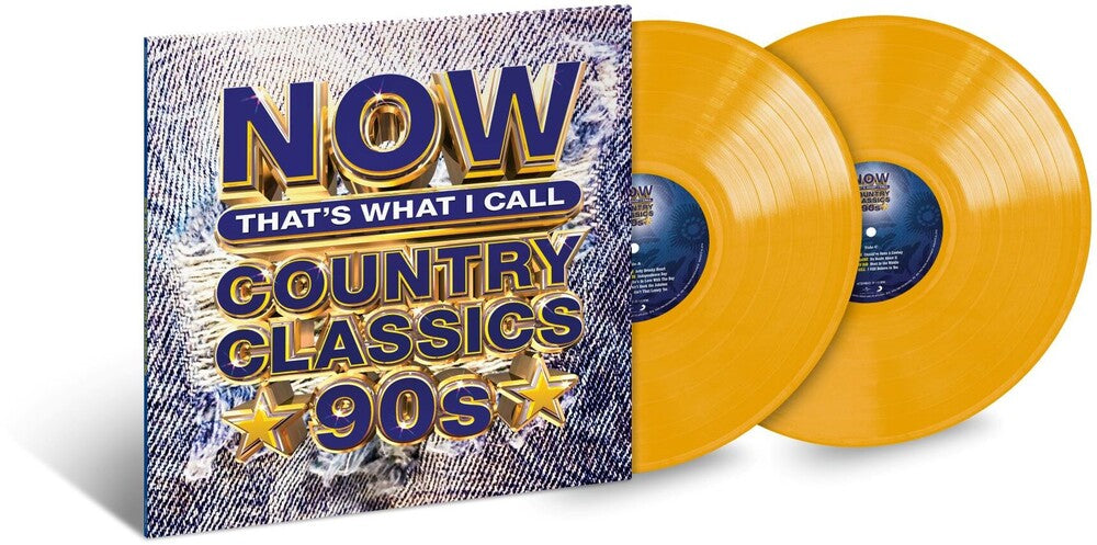 the album cover for Now That's What I Call Music! - NOW Country Classics '90s [Opaque Yellow 2 LP]