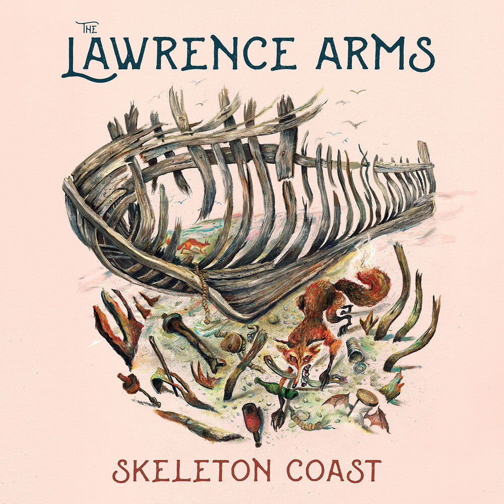 the album cover for The Lawrence Arms - Skeleton Coast [Limited Edition Opaque Sunburst LP]