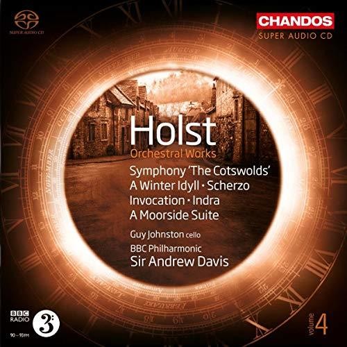 the album cover for Holst / Johnston / Bbc Philharmonic - Orchestral Works 4