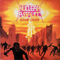the album cover for Nuclear Assault - Game Over [Indie Exclusive Limited Edition Ultra Clear w/ Orange Crush Splatter LP]