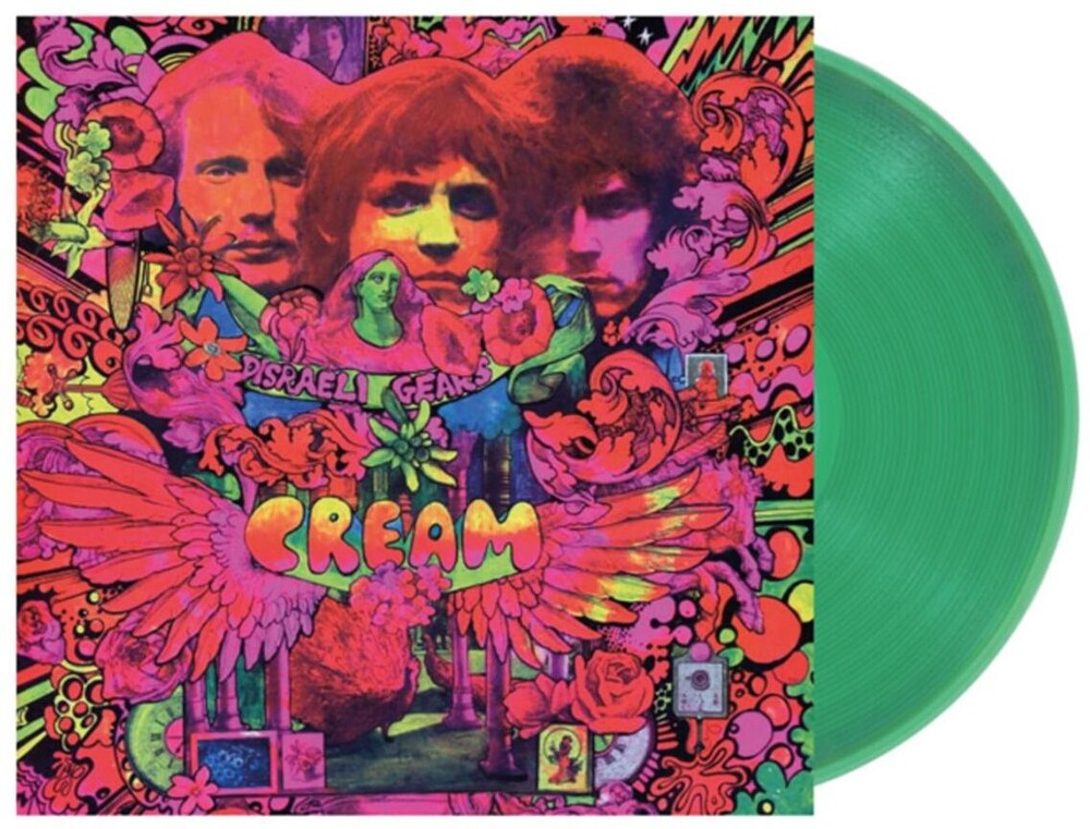 the album cover for Cream - Disraeli Gears [Clear Vinyl] [Limited Edition]