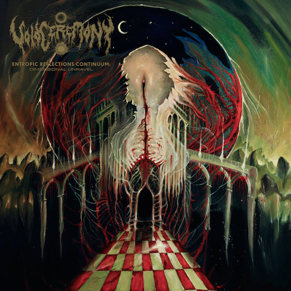 the album cover for Voidceremony - Entropic Reflections Continuum: Dimensional Unravel