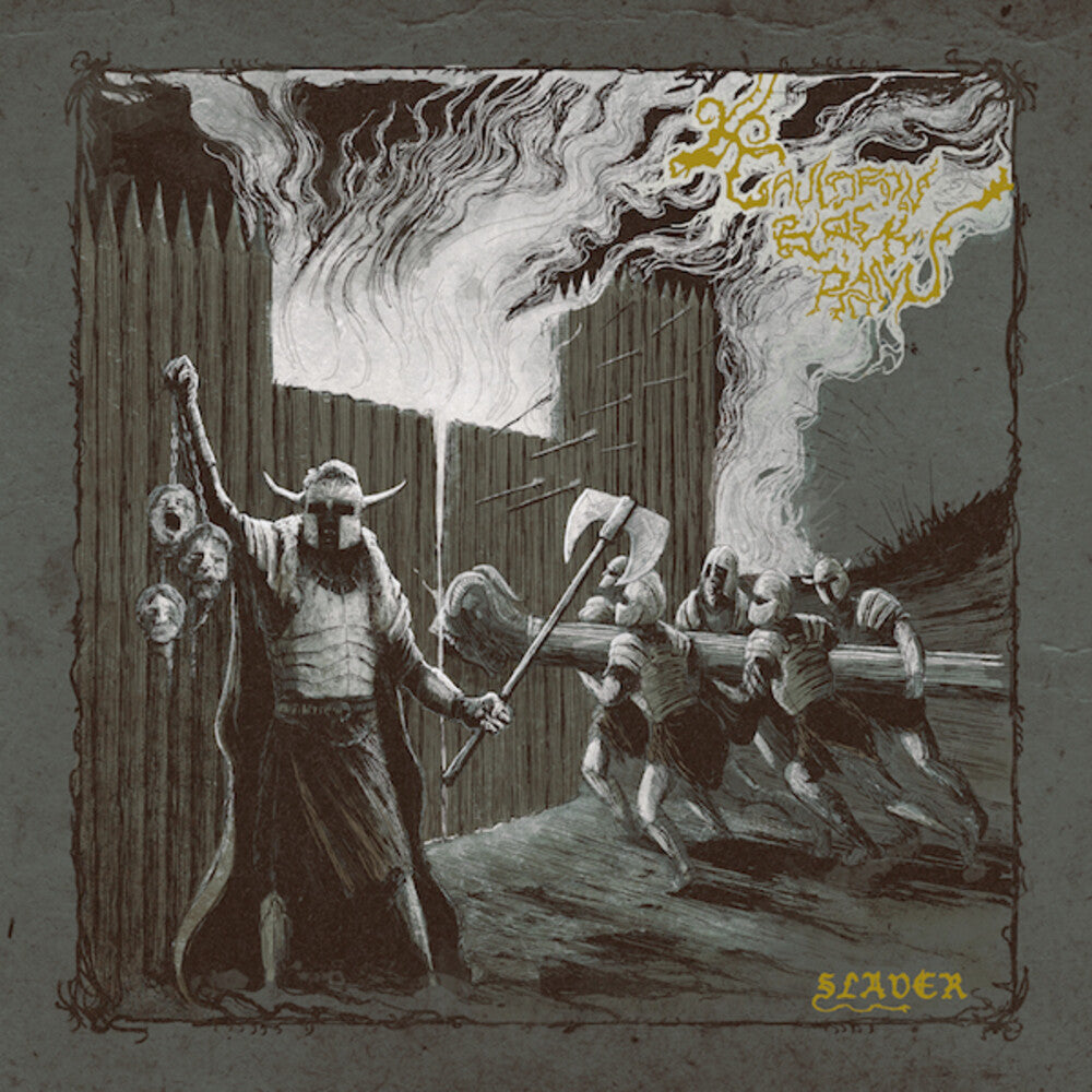 the album cover for Cauldron Black Ram - Slaver