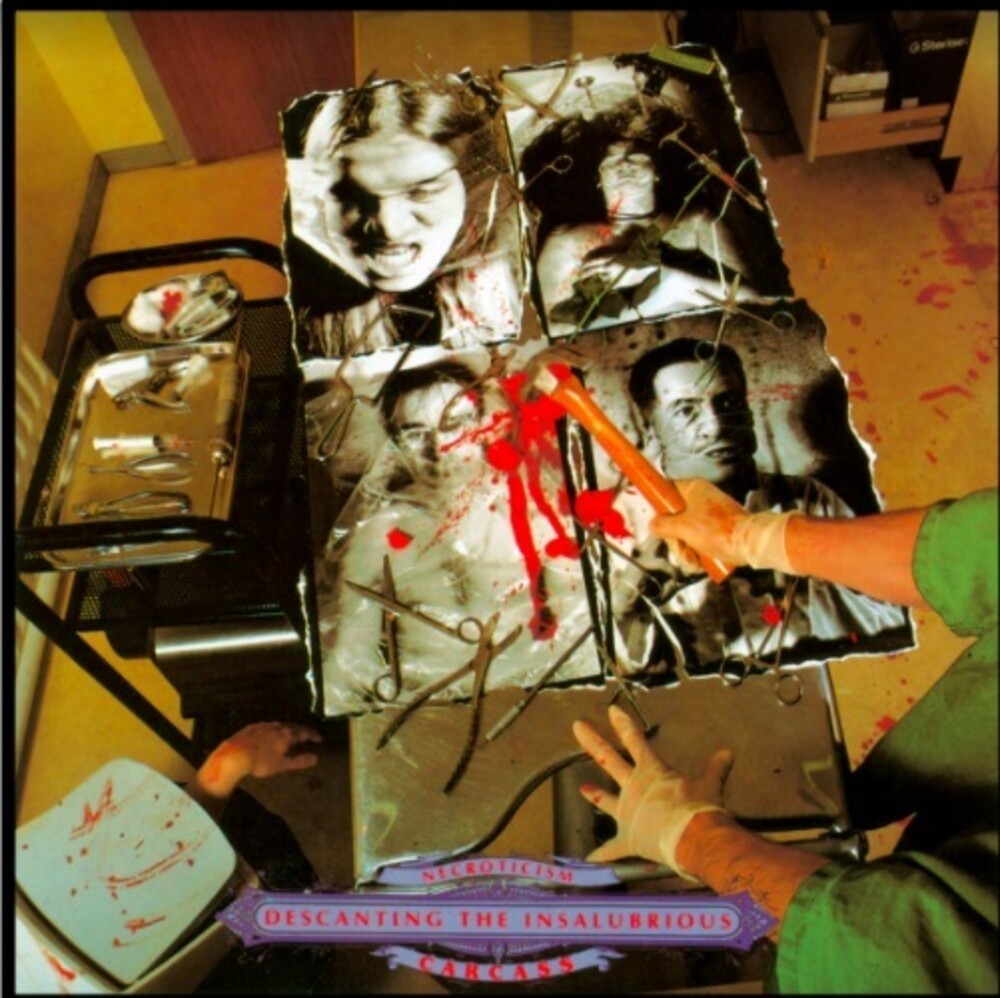 the album cover for Carcass - Necroticism: Descanting The Insalubrious [LP]
