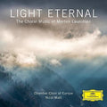 the album cover for Nicol Matt / Chamber Choir Of Europe - Light Eternal - Choral Music of Morten Lauridsen