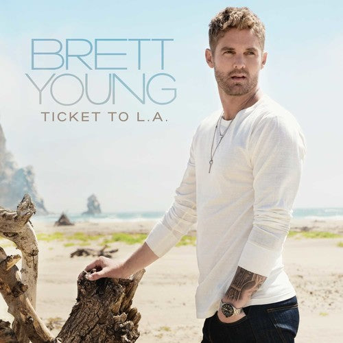 the album cover for Brett Young - Ticket To L.A.
