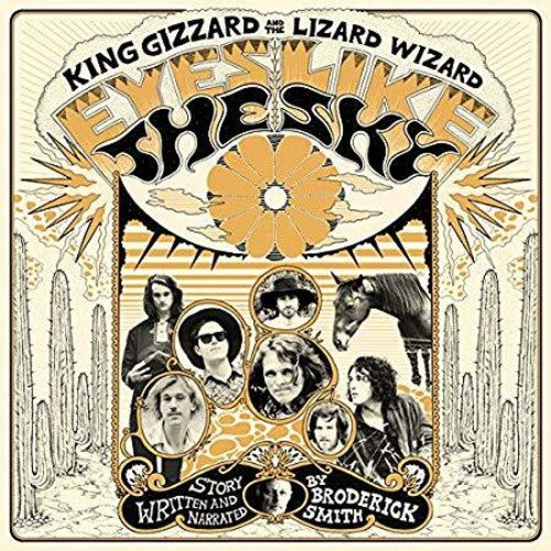 the album cover for King Gizzard & The Lizard Wizard - Eyes Likes The Sky [Halloween Orange LP]