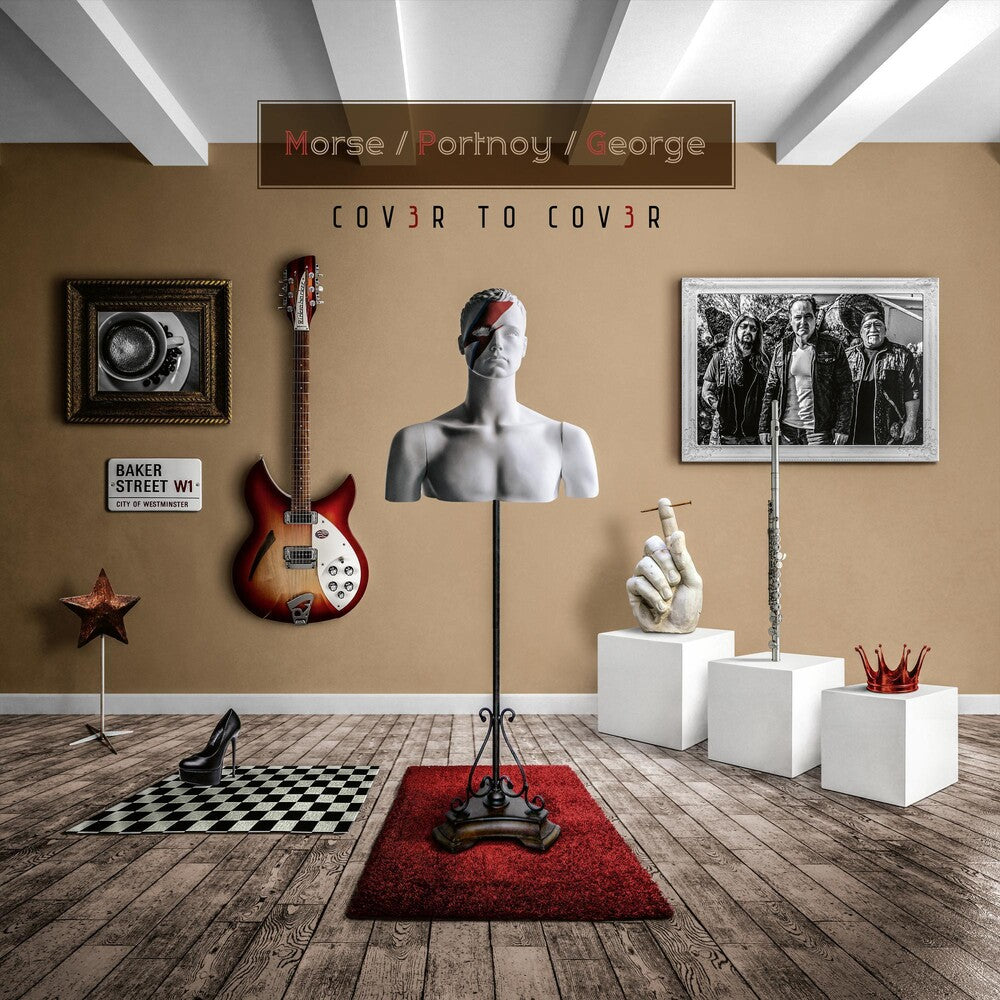the album cover for Morse / Portnoy / George - Cov3r To Cov3r