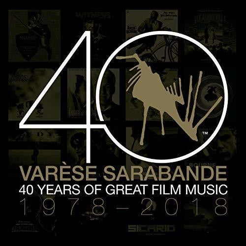 the album cover for Various Artists - VarÃ¨se Sarabande: 40 Years of Great Film Music 1978-2018