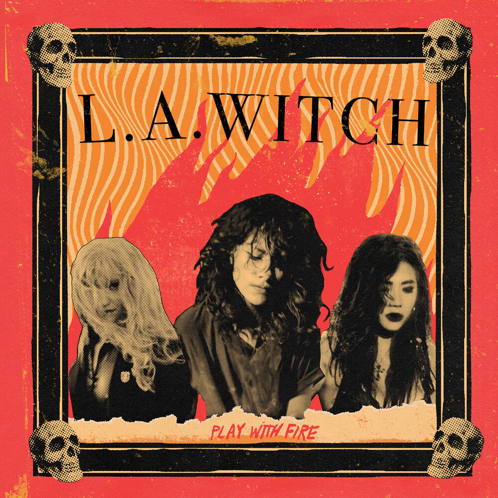 the album cover for L.A. Witch - Play With Fire [Translucent Yellow LP]