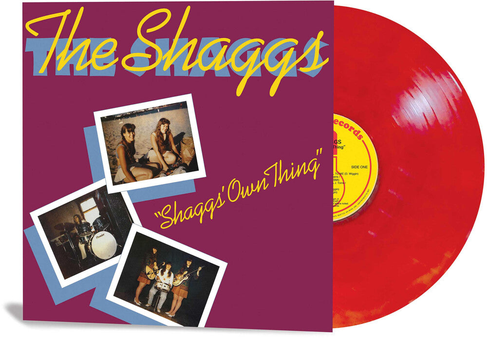 the album cover for Shaggs - Shaggs' Own Thing [Indie Exclusive] (Red Galaxy Colored Vinyl)