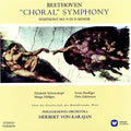 the album cover for Philharmonia Orchestra / Von Herbert Karajan - Beethoven: Symphony No. 9 (Stereo version)