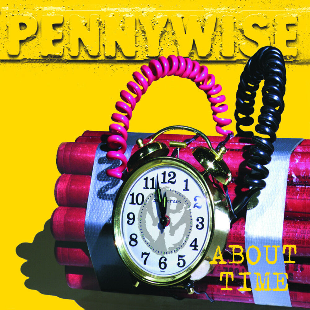 the album cover for Pennywise - About Time [Indie Exclusive] (Silver Vinyl) (Slv) [Indie Exclusive]