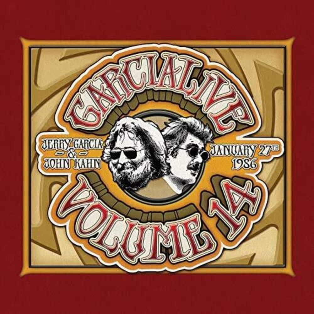 the album cover for Jerry Garcia & John Kahn - GarciaLive Volume 14: January 27th, 1986 The Ritz [LP]