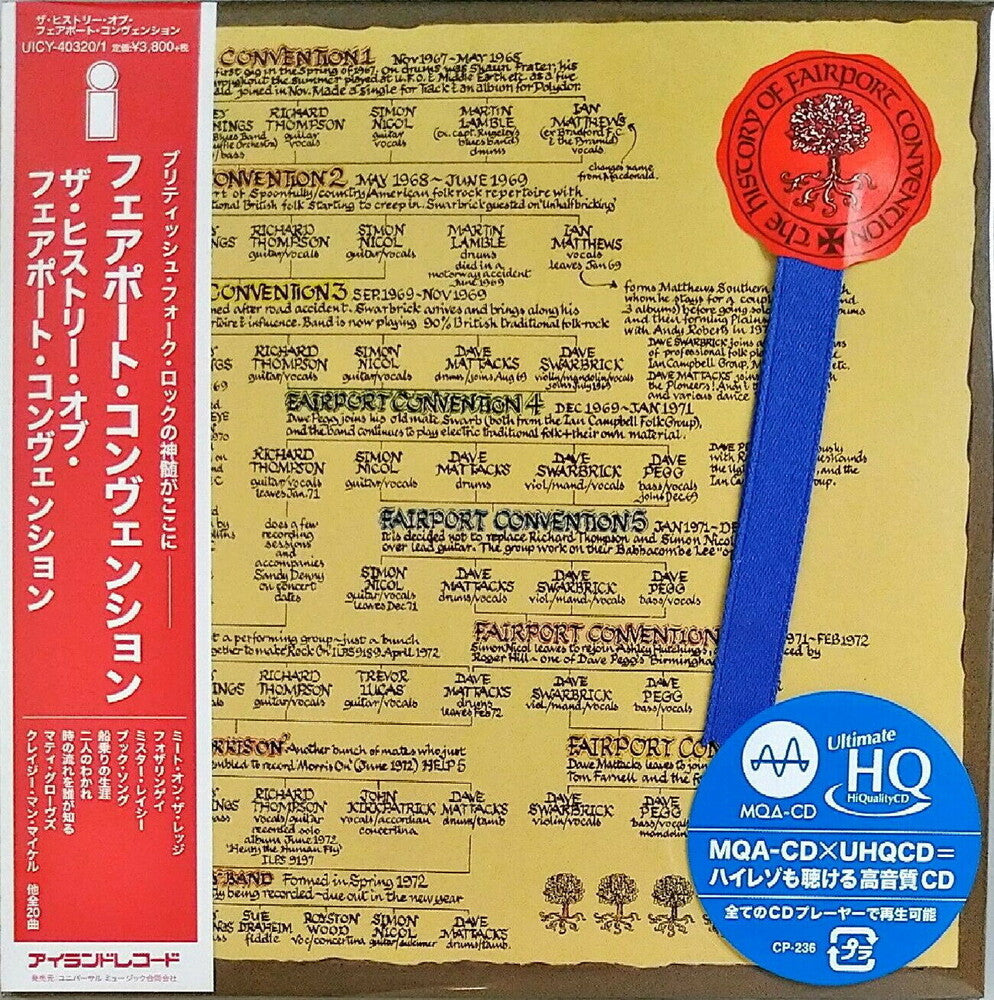 the album cover for Fairport Convention - History Of Fairport Convention (Jmlp) [Limited Edition] (Hqcd)