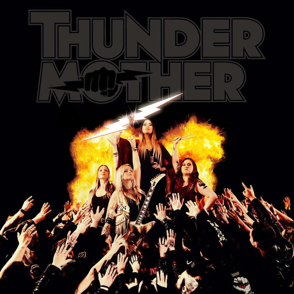 the album cover for Thundermother - Heat Wave (Yellow Vinyl) (Gate) [Limited Edition] (Ylw)