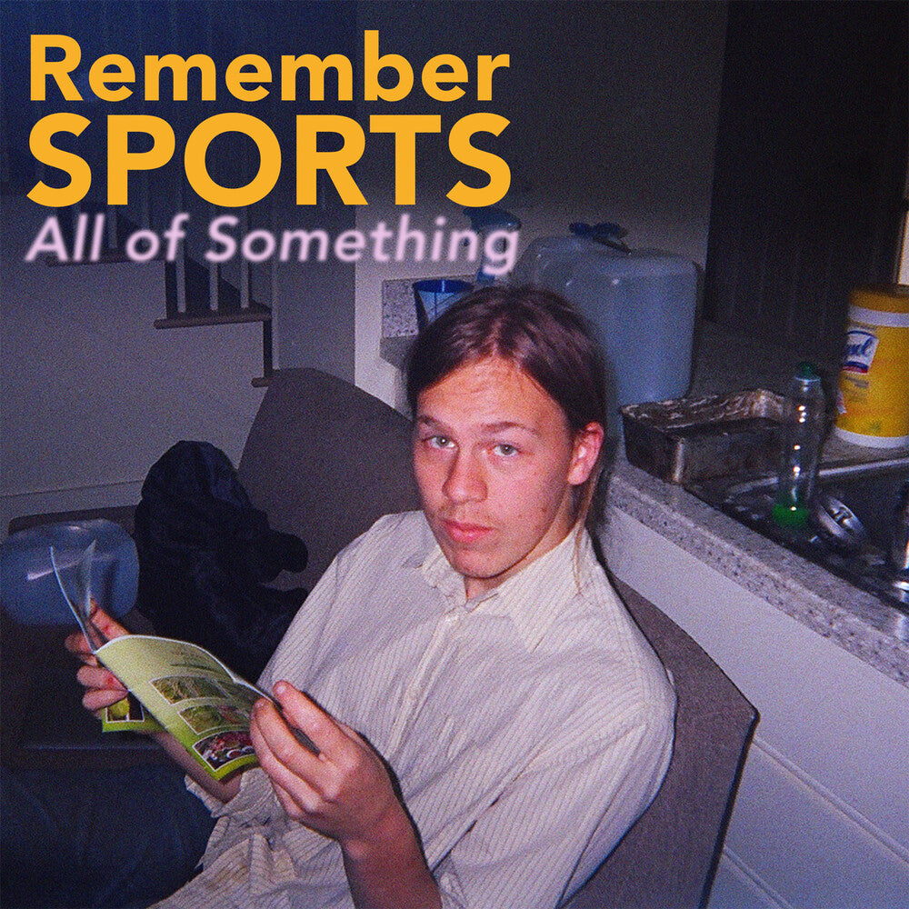 the album cover for Remember Sports - All Of Something (Deep Purple & Mustard Yellow Spl