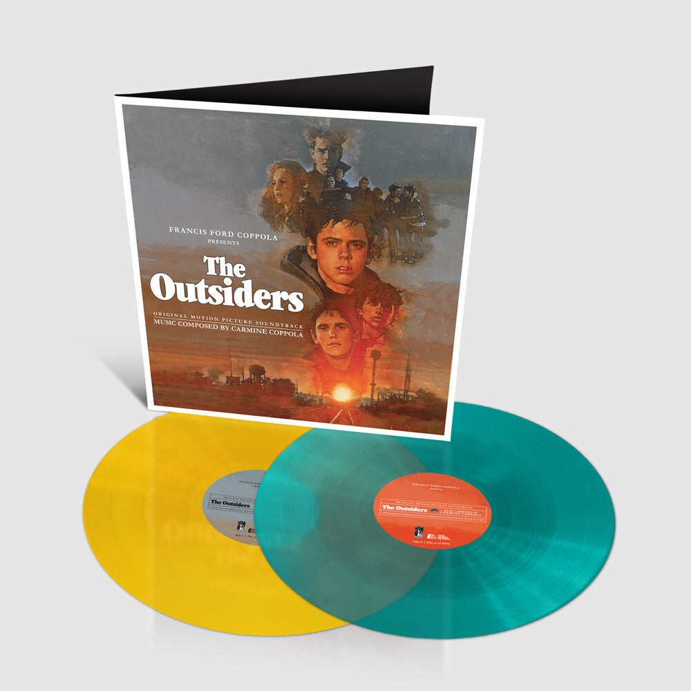 the album cover for Carmine Coppola Blue Colv Org - Outsiders / O.S.T. (Blue) [Colored Vinyl] (Org)
