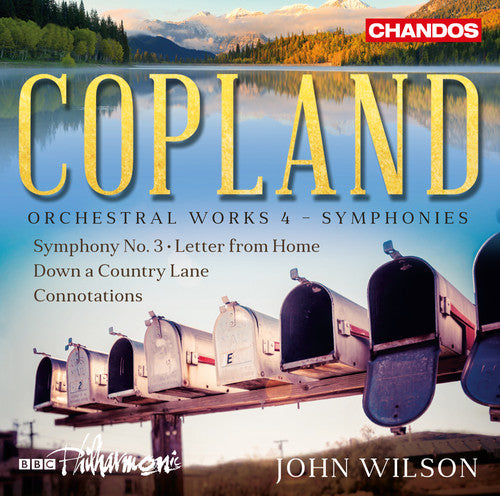 the album cover for Copland / Bbc Philharmonic - Orchestral Works 4