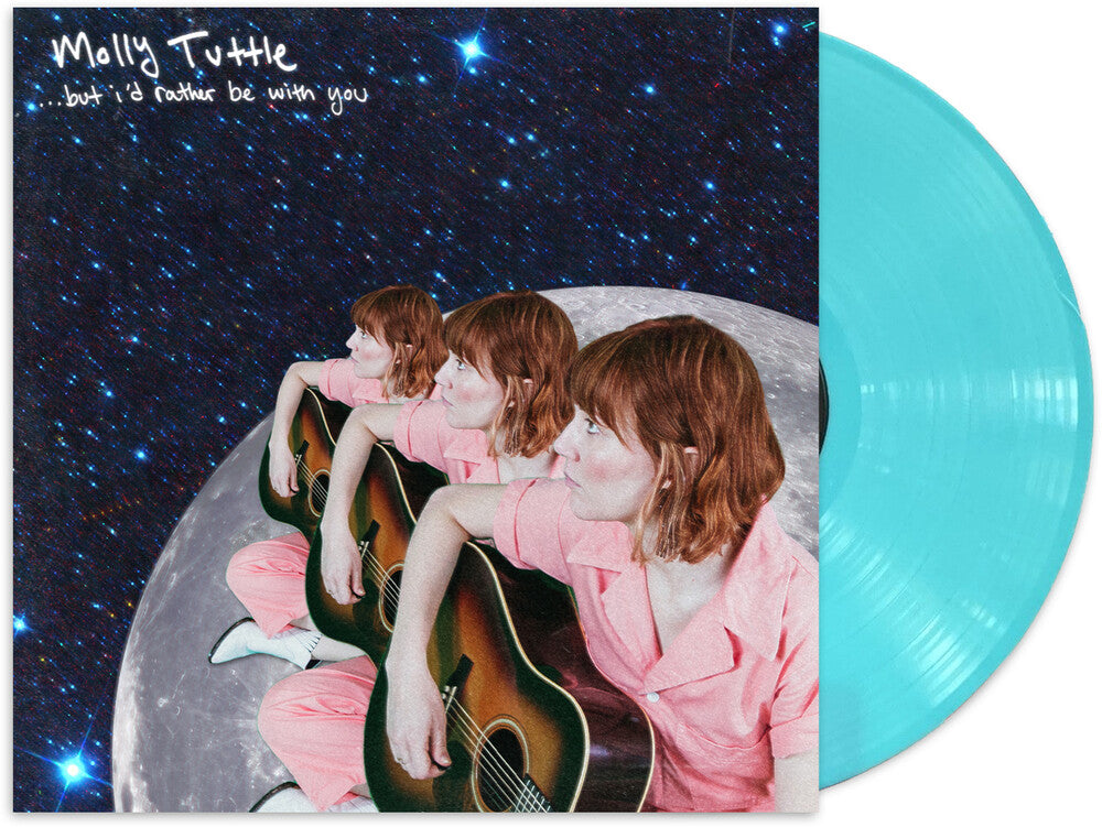 the album cover for Molly Tuttle - …but i'd rather be with you [Indie Exclusive Limited Edition Aqua LP]