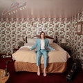 the album cover for Dent May - Late Checkout (Blue) [Colored Vinyl] [Download Included]