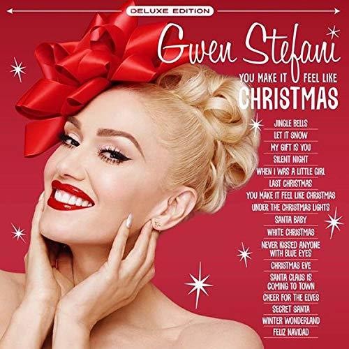 the album cover for Gwen Stefani - You Make It Feel Like Christmas: Deluxe Edition [White LP]