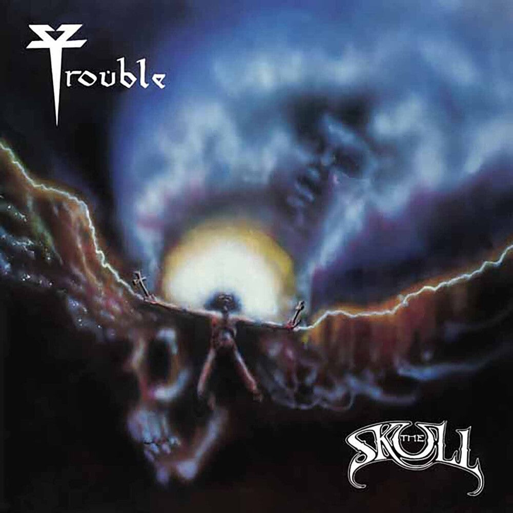 the album cover for Trouble - Skull (Blue Vinyl)