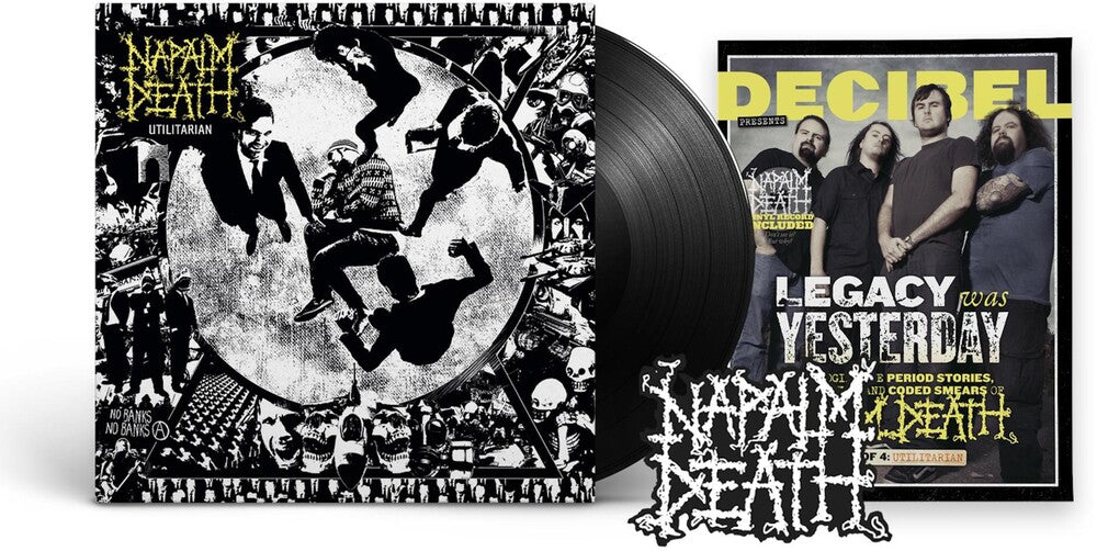 the album cover for Napalm Death - Utilitarian (Decibel Edition) [Indie Exclusive Limited Edition LP]