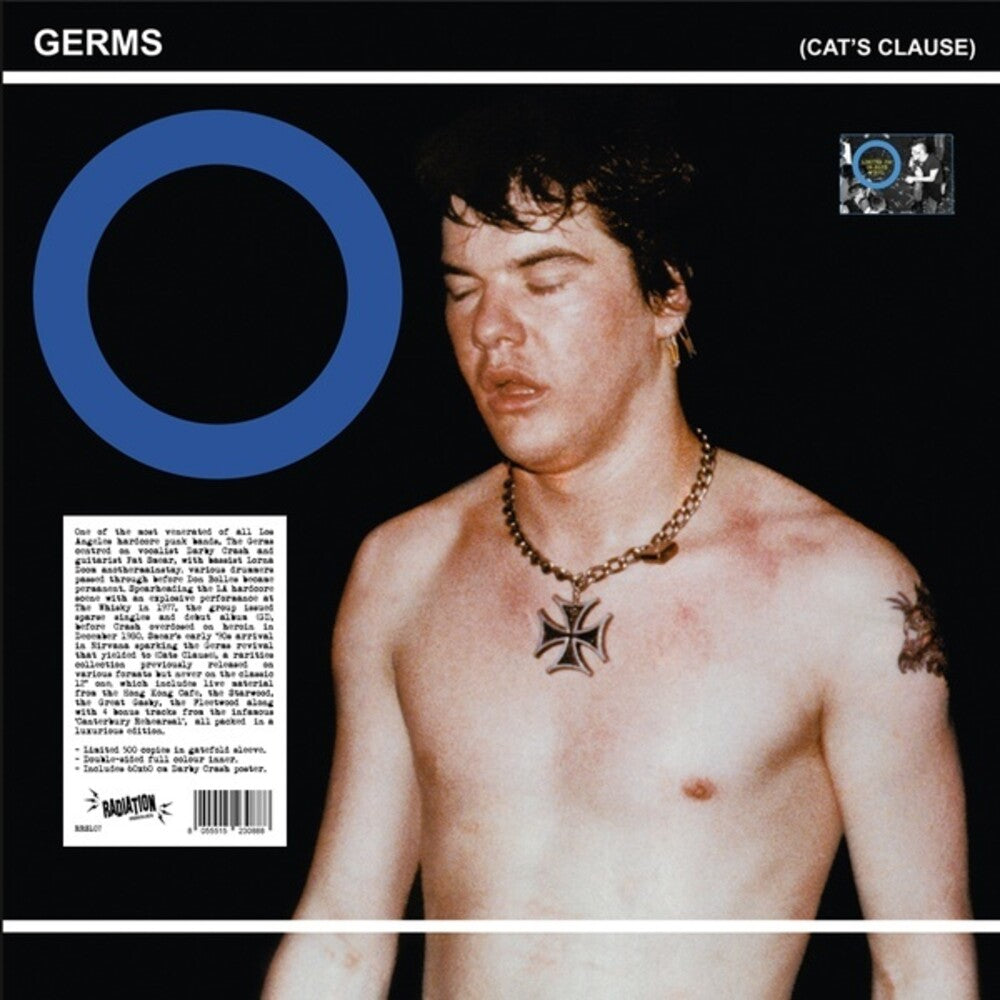 the album cover for Germs - Cat's Clause