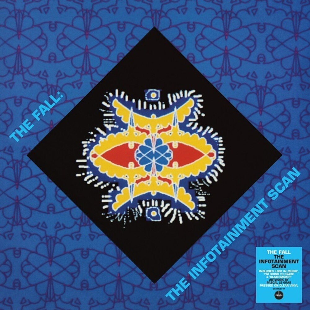 the album cover for The Fall - Infotainment Scan [140-Gram Clear Vinyl]